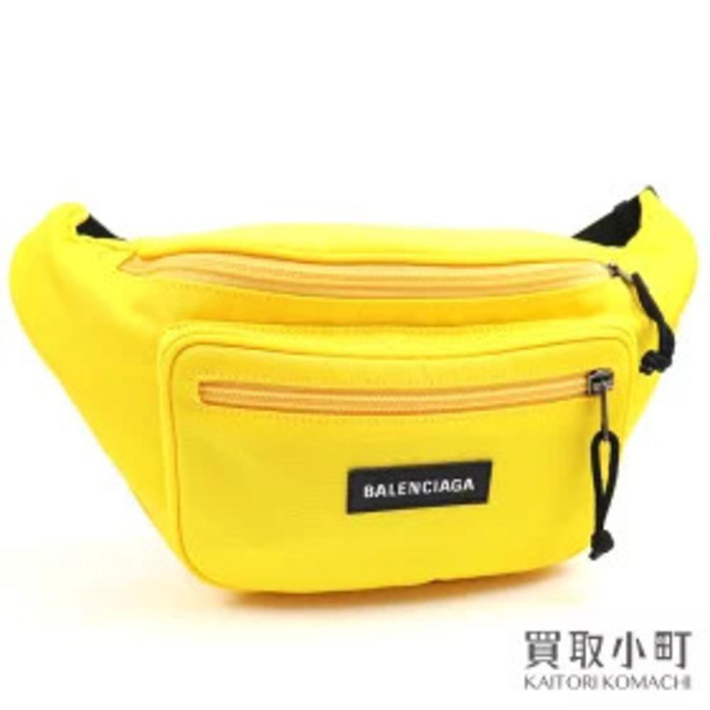 Balenciaga Explorer Belt Pack Yellow Crossbody Waist Clutch Bag BELTBAG